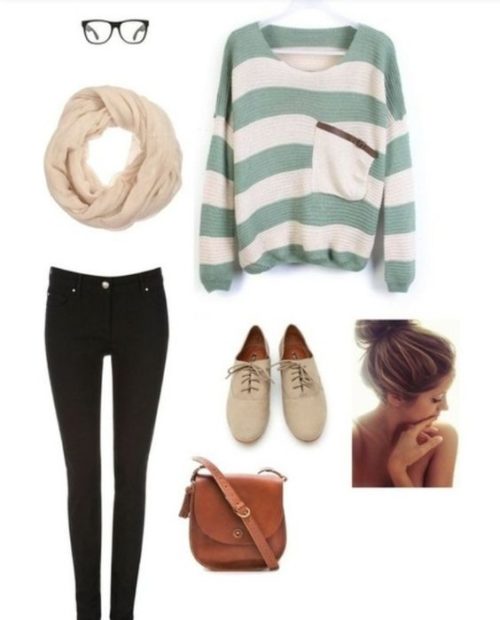 Hipster outfit for school