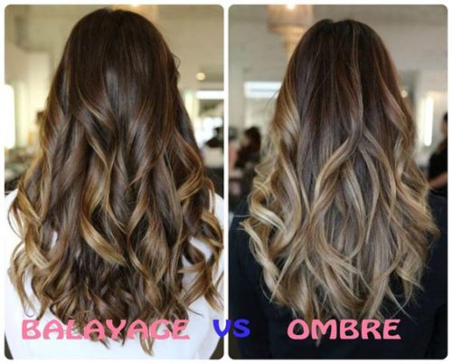 Balayage hair color vs ombre