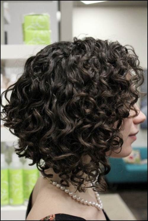 Get An Inverted Bob Haircut For Curly Hair