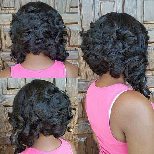 Get An Inverted Bob Haircut For Curly Hair 