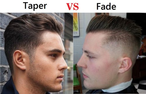 Mens tapered haircut