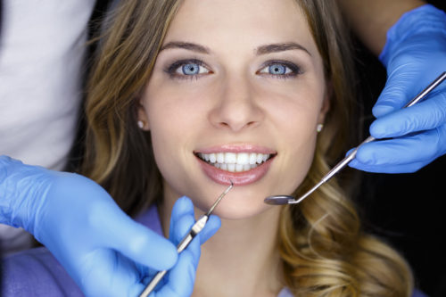 Person on a Dental Procedure